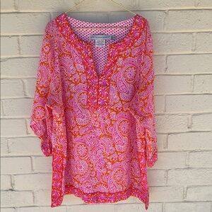Gretchen Scott Designs Plentiful Paisley Tunic XXL